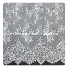 Porcellana Tessuto di tintura amichevole di Eco, pizzo di nylon nuziale di Chantilly della flora con materiale di nylon fornitore