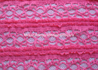 Porcellana Allungamento a foglie rampanti rosa delicato del tessuto del pizzo in indumento delle signore, Strizzacervelli-Resistente fornitore