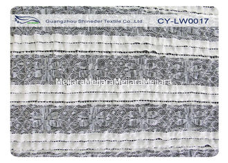 Porcellana Tessuto affascinante drammatico per la borsa della camicia, tessuto CY-LW0017 del pizzo di allungamento dell'elastam del poliestere fornitore