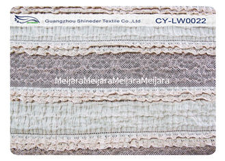Porcellana Tessuto solubile in acqua del pizzo di allungamento ODM/dell'OEM, tessuto di nylon CY-LW0022 dell'elastam del cotone fornitore