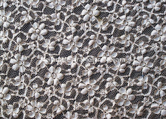 Porcellana Da ogni parte dell'OEM dell'elastam del rayon 15% del nylon 40% del tessuto 45% del pizzo di allungamento del fiore/ODM CY-LW0104 fornitore