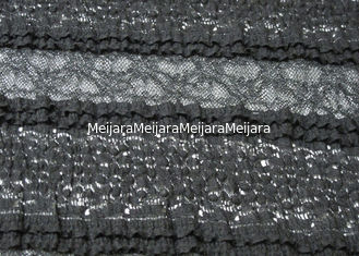 Porcellana Larghezza Strizzacervelli-Resistente CY-LW0182 del nero 130cm del tessuto del pizzo di allungamento della biancheria intima fornitore