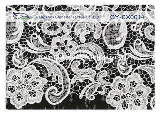 Porcellana Il nylon su ordinazione ODM/dell'OEM ha ricamato il tessuto del pizzo per il vestito CY-CX0014 fornitore