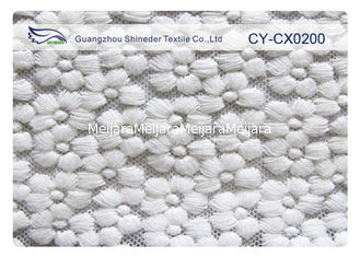 Porcellana Nylon ricamato legato con corde elastico del tessuto del pizzo della maglia con elastam e poliestere fornitore