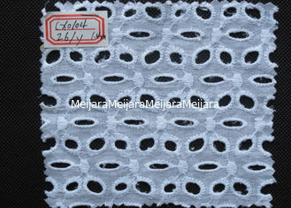 Porcellana Disposizione 100% del pizzo dell'occhiello del ricamo del cotone per la camicia CY-CX0104 del cappuccio del vestito fornitore
