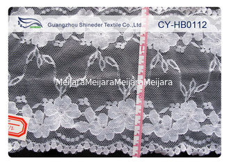 Porcellana Tessuto del pizzo del nylon di 100%, alta tenacia per l'indumento, vestito CY-HB0112 fornitore