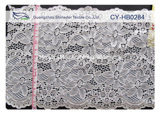 Porcellana Tessuto di nylon elastico del pizzo di progettazione fresca per il cappuccio, camicia CY-HB0284 fornitore