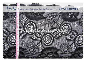Porcellana Tessuto elastico del pizzo del jacquard di progettazione di comodità per l'OEM CY-HB0286 della biancheria fornitore