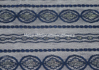 Porcellana SGS Strizzacervelli-Resistente smerlato CY-LW0208 del tessuto metallico del pizzo dell'oro del bordo fornitore