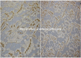 Porcellana Tessuto metallico elastico del pizzo della biancheria intima/tessuto legato con corde del pizzo del jacquard fornitore