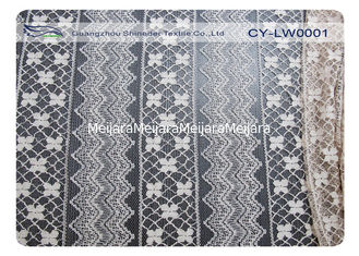 Porcellana Cotone amichevole CY-LW0001 del nylon 70% di Eco 30% del tessuto di nylon del pizzo del cotone del vestito fornitore