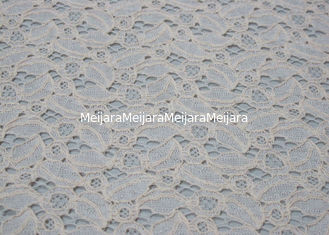 Porcellana Tessuto antistatico del pizzo di nylon del cotone dell'avorio per l'OEM dei vestiti/ODM CY-LW0707 fornitore