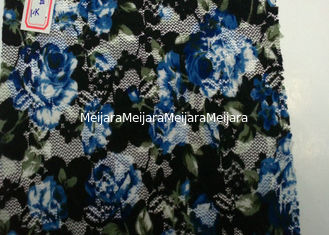 Porcellana Tessuto stampato Digital di forma del fiore contenuto a casa, dell'elastam e del nylon fornitore
