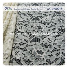 Porcellana Tessuto legato con corde viscoso di nylon del pizzo per abbigliamenti larghezze CY-LW0015 di 145CM - 150 cm fornitore