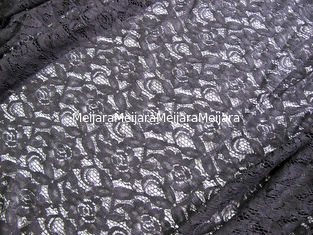 Porcellana tessuto di nylon CY-LW0032 tricottato il nero del pizzo del cotone solubile in acqua di 150cm fornitore