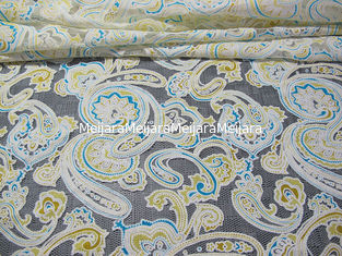 Porcellana Pizzo stampato colorato di burnout della maglia del cotone del tessuto del pizzo del poliestere delle tecniche ditintura (CY-DK0042) fornitore