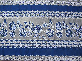 Porcellana Arancia elegante del pizzo di burnout del tessuto del pizzo del poliestere del cotone per signora Dress/vestito da sposa (CY-DK0031) fornitore