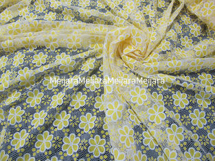 Porcellana Tessuto affascinante stampato del pizzo del poliestere del cotone con da ogni parte di pizzo per signora Garment (CY-DK0021) fornitore
