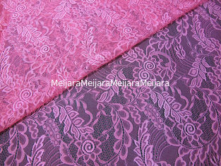 Porcellana Tessuto vuoto leggero del tessuto del pizzo della foglia della garza 100%nylon nel mercato di Canton (CY-DN0007) fornitore