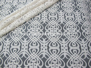 Porcellana Il tessuto/elastico di nylon del pizzo del cotone grigio del voile ha tricottato il tessuto SYD-0003 del pizzo fornitore