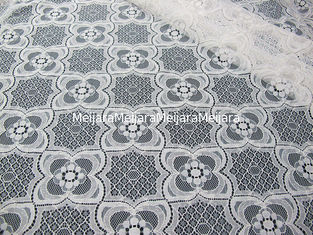 Porcellana Avorio di nylon tricottato del tessuto del pizzo del cotone di Tulle per il pigiama SYD-0007 ecologico fornitore