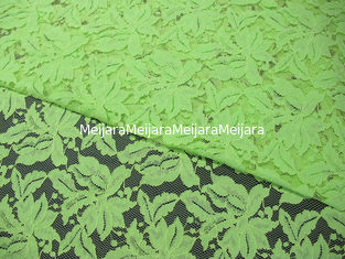 Porcellana Verde di nylon del tessuto del pizzo del bello cotone floreale con SYD-0013 di tintura reattivo fornitore