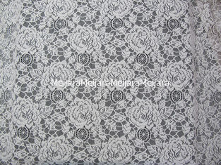 Porcellana Bianco di nylon del tessuto del pizzo del fiore del cotone amichevole di Eco per il ODM dell'OEM della blusa fornitore