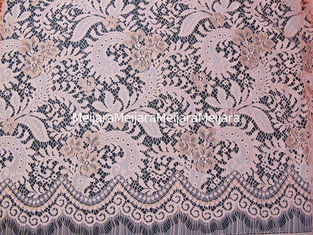 Porcellana Tessuto di nylon del pizzo dei vestiti da sposa dal rayon del cotone arancio elegante NO--Elastico fornitore