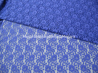 Porcellana Mini floreale di Digital del tessuto di nylon blu del pizzo per signora Dress fornitore