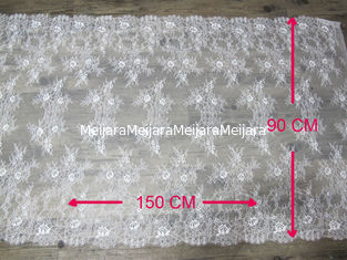 Porcellana Nuziale bianco di alta tenacia da ogni parte di pizzo per il vestito da sposa CY-HB0457 fornitore
