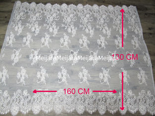 Porcellana Disposizione del pizzo del ciglio del nylon di 100% con la larghezza di 130cm &amp; la lunghezza CY-HB0458 di 160cm fornitore