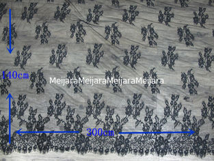 Porcellana Grande nylon nero della disposizione 100% del pizzo del ciglio di modo per signora Dress CY-HB0481 fornitore