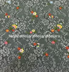 Porcellana La piccola base floreale su bello nylon orlato smerlato floreale ha ricamato il tessuto del pizzo fornitore