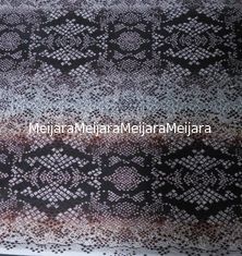 Porcellana Tessuto stampato Digital di Snakeskin per l'indumento dei andladies del vestito fornitore