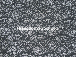 Porcellana Tessuto del pizzo di allungamento del nero di progettazione di Custume da ogni parte del fiore per le donne SYD-0184 fornitore