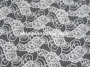 Porcellana Svago/tessuto di nylon del pizzo cotone dolce di stile squisito per il vestito lungo affascinante bianco SYD-0188 fornitore