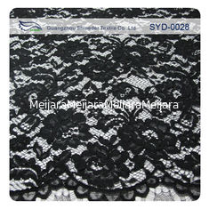 Porcellana Tessuto legato con corde del pizzo del macramè nero moderno dall'iarda, ecologica fornitore