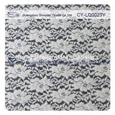 Porcellana Tessuto di nylon densamente spazzolato del cotone nuziale del pizzo per signora Winter Dress fornitore