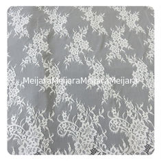 Porcellana Disposizione elastica del pizzo del bello ciglio di nylon bianco/disposizione decorativa del pizzo fornitore