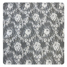 AEO LIBERANO il tessuto floreale del pizzo del nylon di Chantilly 100% per tutti i tipi di indumento fornitore