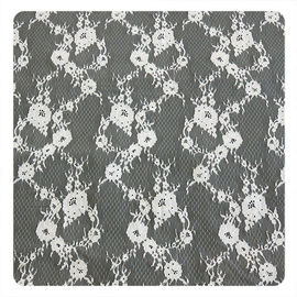 pizzo della disposizione di 300 x di 150 cm Chantilly, tessuto da arredamento per il vestito da sera o signora Garment fornitore