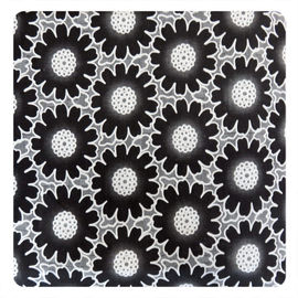 Grande tessuto floreale nero del pizzo del cotone di modo, poliestere del cotone 50% di 50% fornitore