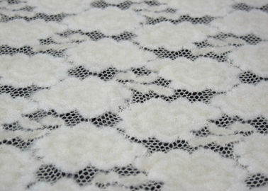 Tessuto antistatico del pizzo spazzolato jacquard con lo SGS CY-LQ0041 di larghezza di 140cm fornitore