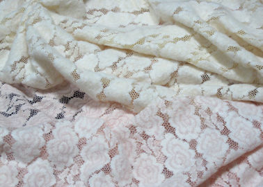 Tessuto antistatico del pizzo spazzolato jacquard con lo SGS CY-LQ0041 di larghezza di 140cm fornitore