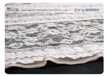 Tessuto di nylon antistatico del pizzo di allungamento dell'elastam per il vestito da sposa CY-LW0003 fornitore