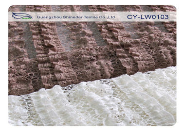 Tessuto respirabile su misura del pizzo di allungamento di colore con lo SGS CY-LW0103 di larghezza di 130cm fornitore