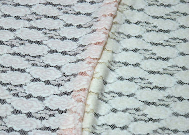 Tessuto spazzolato respirabile colorato elegante del pizzo del jacquard per le donne fornitore