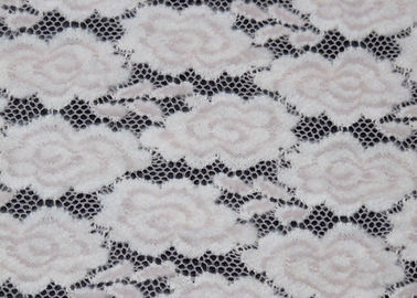 Tessuto spazzolato respirabile colorato elegante del pizzo del jacquard per le donne fornitore