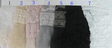 Tessuto di nylon dell'elastam del pizzo Stretchable novello di Tulle, larghezza CY-LW0003 di 130cm fornitore