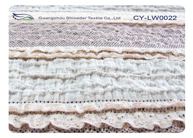 Tessuto solubile in acqua del pizzo di allungamento ODM/dell'OEM, tessuto di nylon CY-LW0022 dell'elastam del cotone fornitore